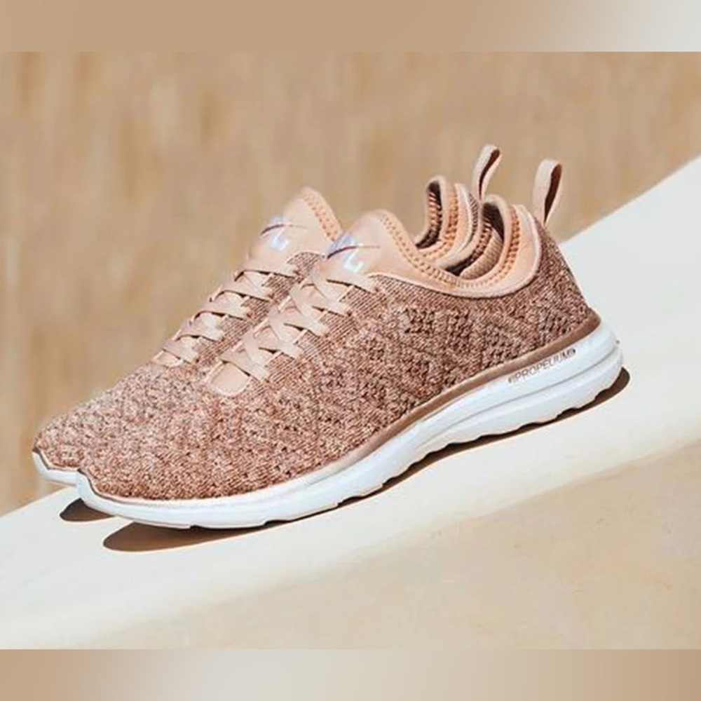 APL TechLoom Phantom Pro Women's Rose Gold Sneakers Running Shoes - Picture 2 of 16